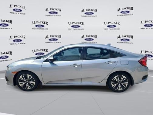 Polished Metal Metallic 2017 Honda Civic EX-L