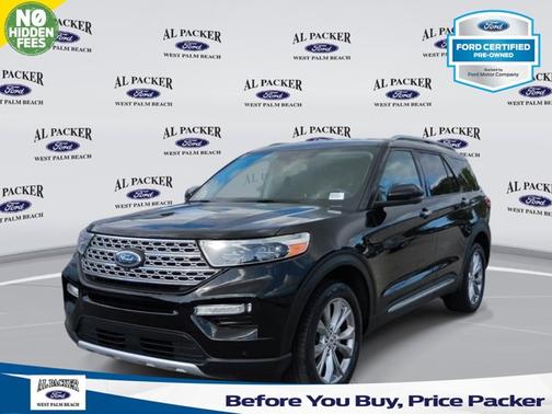 AGATE BLACK METALLIC 2021 Ford Explorer LIMITED