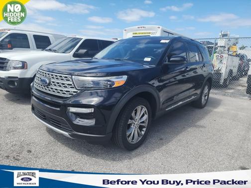 AGATE BLACK METALLIC 2021 Ford Explorer LIMITED