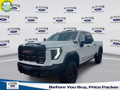 Summit White 2025 GMC Sierra 1500 AT4X