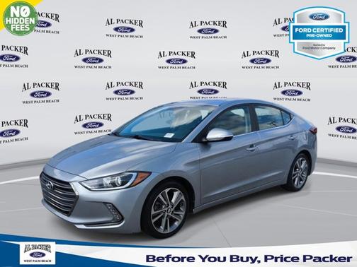 Shale Gray Metallic 2017 Hyundai ELANTRA LIMITED