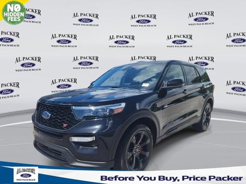 AGATE BLACK METALLIC 2021 Ford Explorer ST