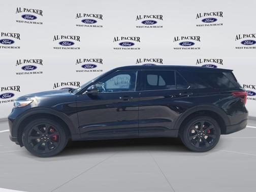AGATE BLACK METALLIC 2021 Ford Explorer ST