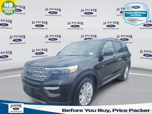 AGATE BLACK METALLIC 2022 Ford Explorer LIMITED