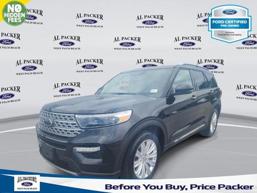 AGATE BLACK METALLIC 2022 Ford Explorer LIMITED