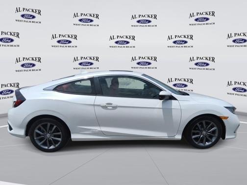 Platinum White Pearl 2020 Honda Civic EX