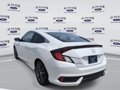 Platinum White Pearl 2020 Honda Civic EX