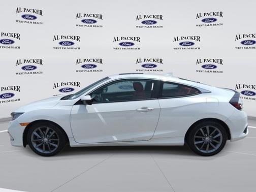 Platinum White Pearl 2020 Honda Civic EX