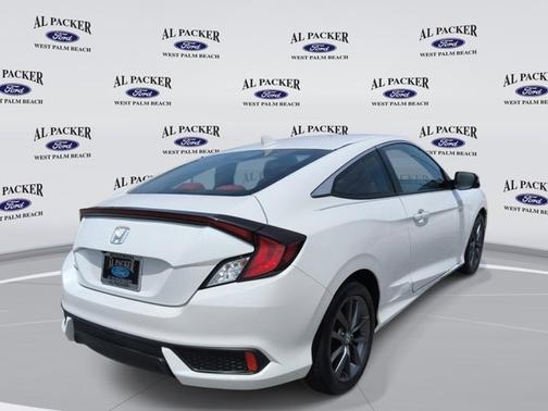 Platinum White Pearl 2020 Honda Civic EX