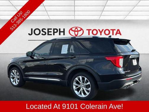 Agate Black Metallic 2023 Ford Explorer Platinum