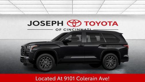 Midnight Black Metallic 2026 Toyota Sequoia Platinum