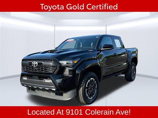 Black 2025 Toyota Tacoma Hybrid TRD Sport