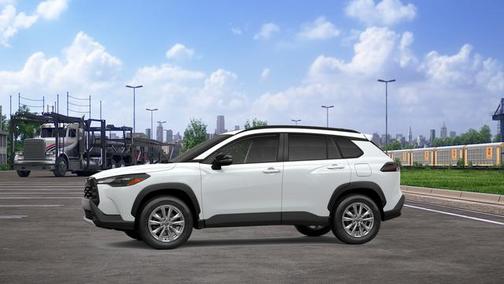 Wind Chill Pearl 2026 Toyota Corolla Cross LE