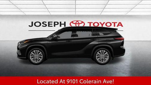 Midnight Black 2026 Toyota Highlander Platinum