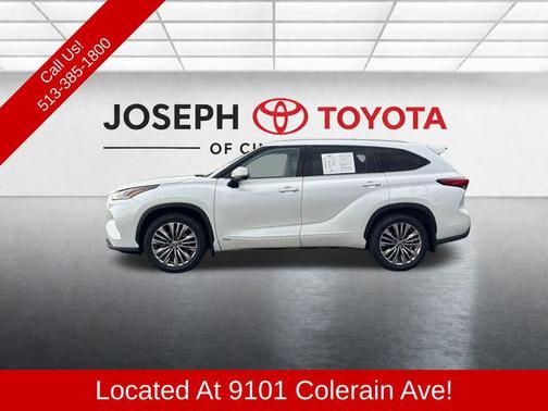 Wind Chill Pearl 2022 Toyota Highlander Hybrid Platinum