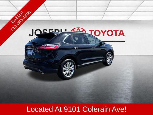 Black Metallic 2020 Ford Edge Titanium