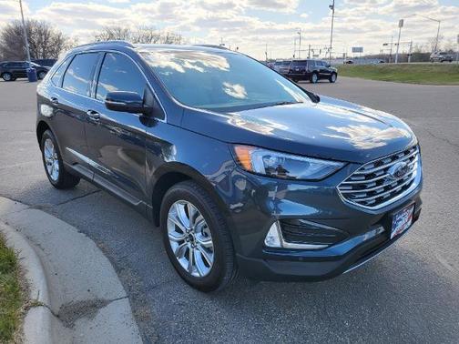 STONE BLUE METALLIC 2024 Ford Edge TITANIUM