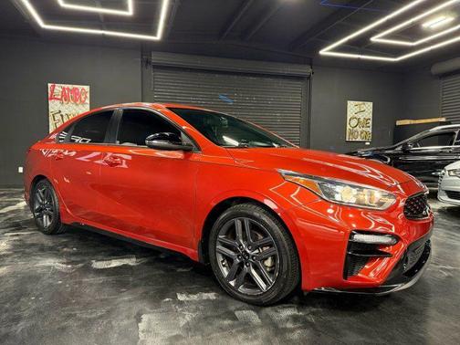 Orange 2021 Kia Forte GT-Line