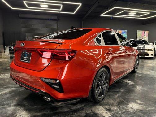 Orange 2021 Kia Forte GT-Line