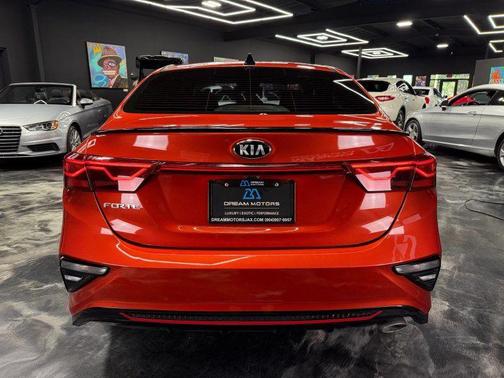 Orange 2021 Kia Forte GT-Line