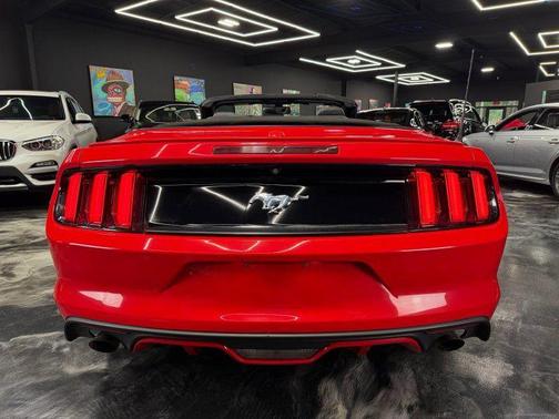 Red 2015 Ford Mustang EcoBoost Premium