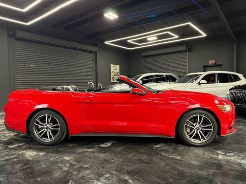 Red 2015 Ford Mustang EcoBoost Premium