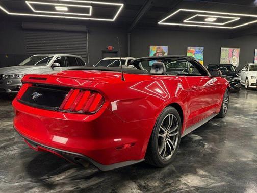 Red 2015 Ford Mustang EcoBoost Premium