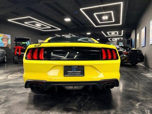 Yellow 2021 Ford Mustang EcoBoost Premium