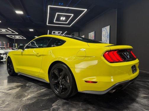 Yellow 2021 Ford Mustang EcoBoost Premium
