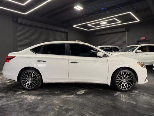 Cloud White 2017 Nissan Sentra SV