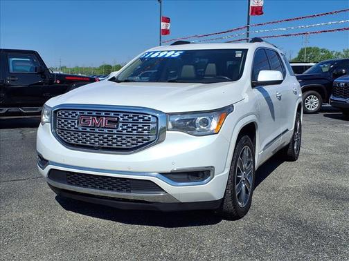 White 2017 GMC Acadia Denali