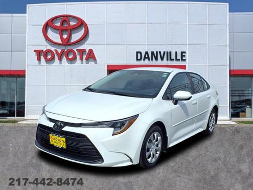 White 2024 Toyota Corolla LE