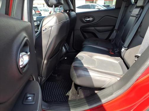 Red 2017 Jeep Cherokee Trailhawk
