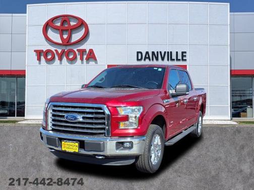 Red 2016 Ford F-150 XLT