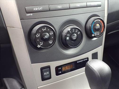 Black 2010 Toyota Corolla S