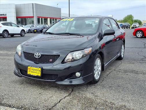 Black 2010 Toyota Corolla S