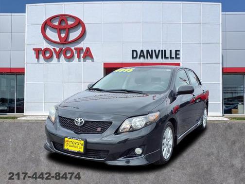 Black 2010 Toyota Corolla S