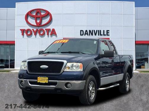 Blue 2008 Ford F-150 XLT SuperCab