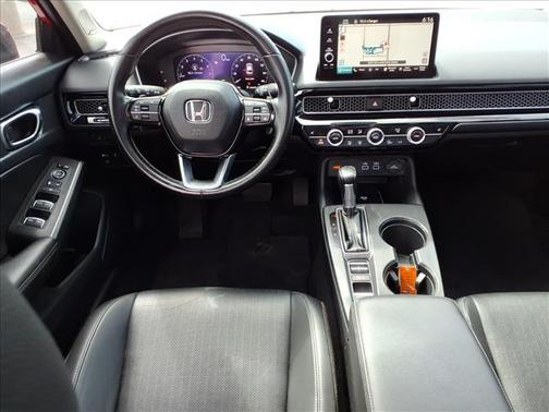 Red 2022 Honda Civic Touring