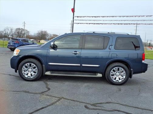 Blue 2015 Nissan Armada Platinum