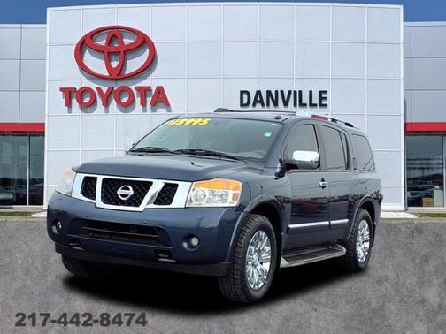 Blue 2015 Nissan Armada Platinum