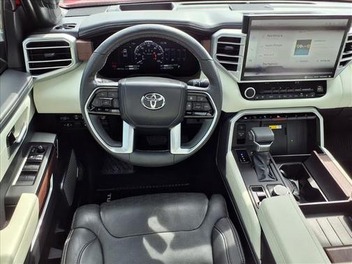 Red 2023 Toyota Tundra Hybrid Capstone