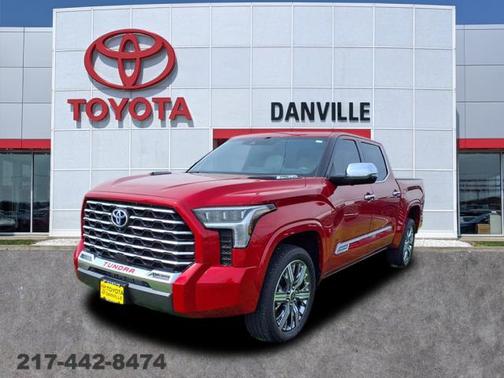 Red 2023 Toyota Tundra Hybrid Capstone