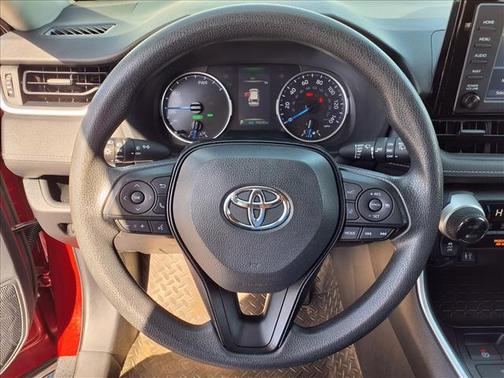 Red 2019 Toyota RAV4 Hybrid XLE