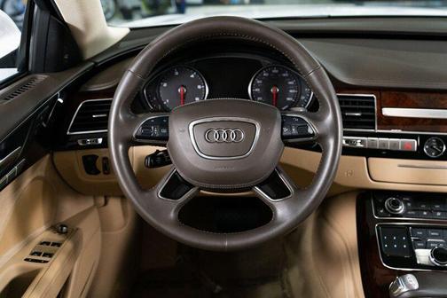 WHITE 2014 Audi A8 L 3.0 TDI