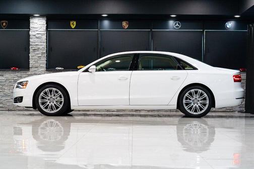 WHITE 2014 Audi A8 L 3.0 TDI