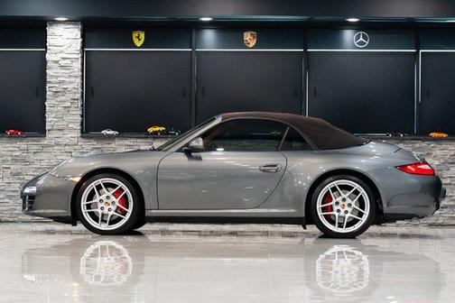 Meteor Gray Metallic 2009 Porsche 911 Carrera 4S Cabriolet