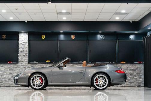 Meteor Gray Metallic 2009 Porsche 911 Carrera 4S Cabriolet