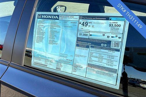 2026 Honda Civic Hybrid Sport