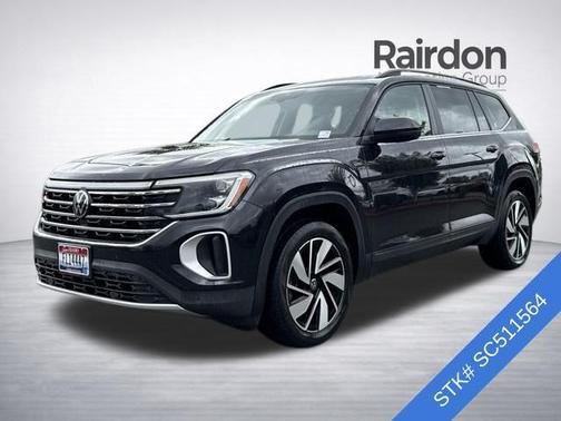 Deep Black Pearl 2025 Volkswagen Atlas 2.0T SE w/Technology 4MOTION